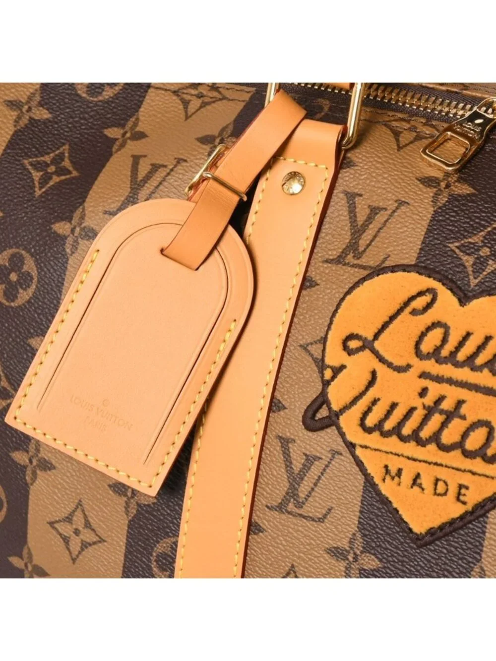 Louis Vuitton NIGO Boston Bag Keepall Bandouliere 50